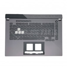Клавиатура с подсветкой для ноутбука Asus ROG Strix G15 (в сборе с топкейсом) G513QM-1F K/B_(RU)_MODULE ((BL)(RGB 4-ZONE)X50) ORIGINAL